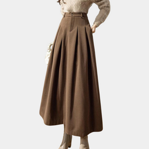 Vero – Dames Maxi Rok | Geplooid, A-Lijn Silhouet 0
